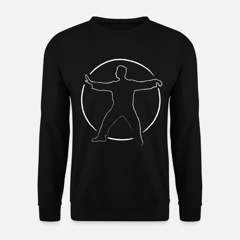 Qigong Qi Gong Tai Chi Thai Chigong Yoga - Unisex Pullover - Schwarz