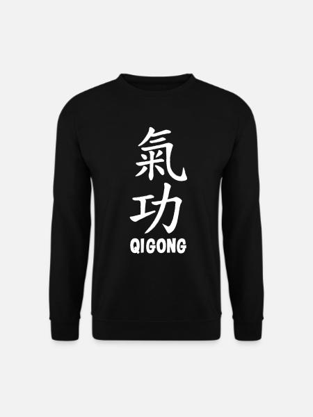 Yoga Qigong Qi Gong Tai Chi Thai Chigong - Sweat-shirt Unisexe - noir