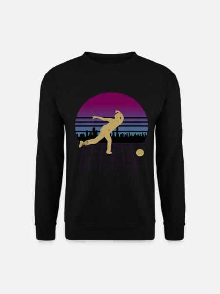 Petanque Boccia Boule - Unisex Pullover - Schwarz