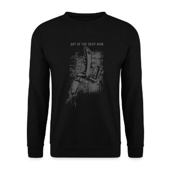 Tattoo Tattoo Tattoo Art Funny Gift - Unisex Sweatshirt - black - Front - Alina (178cm) & Michal (187cm)
