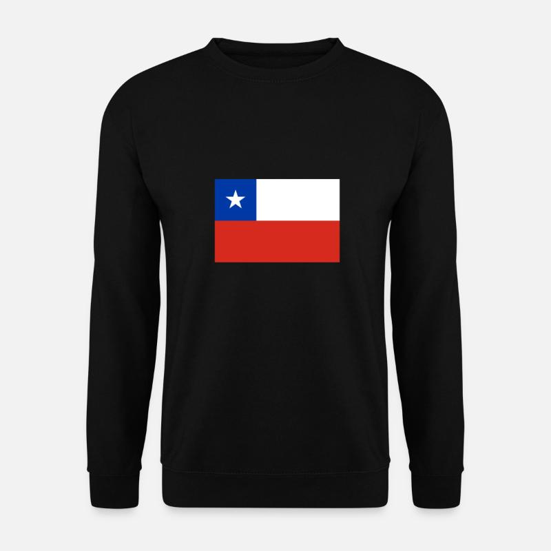 Chili drapeau chilien drapeau - Sweat-shirt Unisexe - noir
