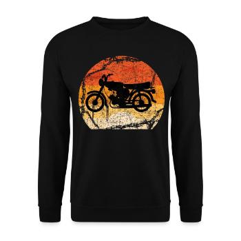 Cyclomoteur Simson S51 - Sweat-shirt Unisexe - noir - Devant - Alina (178cm) & Michal (187cm)