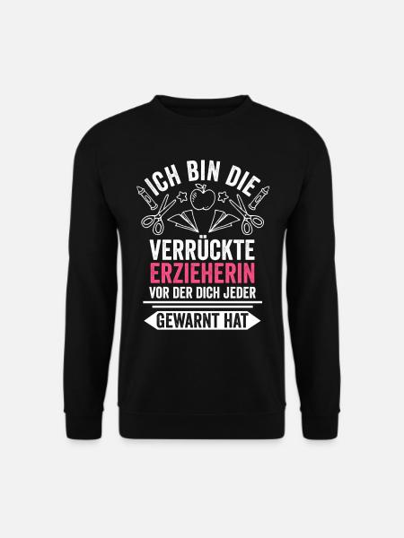 Erzieherin Pädagogin - Unisex Pullover - Schwarz