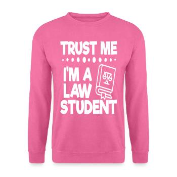 Jura Student Geschenk - Unisex Pullover - Pink - Vorne