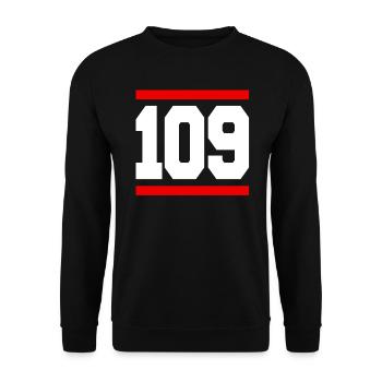 It took me 109 years to look this good - Unisex Pullover - Schwarz - Vorne - Alina (178cm) & Michal (187cm)