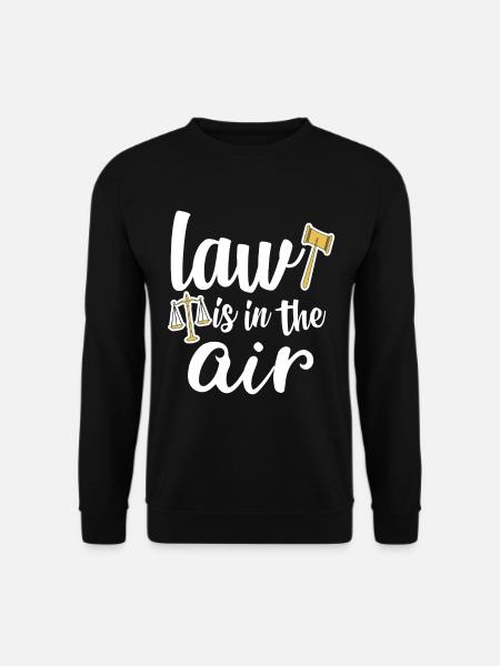 Anwalt Rechtsanwalt Jura Justiz Geschenk - Unisex Pullover - Schwarz
