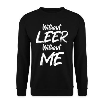 Empty East Frisia - Unisex Sweatshirt - black - Front - Alina (178cm) & Michal (187cm)