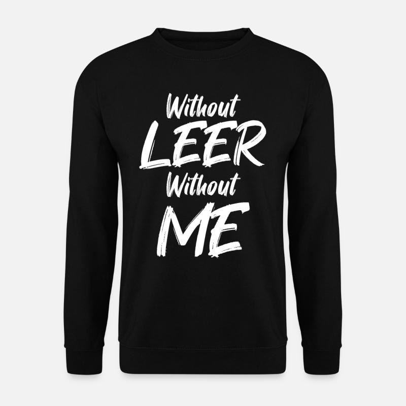 Leer Ostfriesland - Unisex Pullover - Schwarz