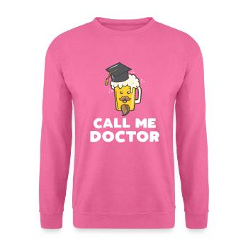 Cadeau pour la thèse de doctorat - Sweat-shirt Unisexe - rose - Devant