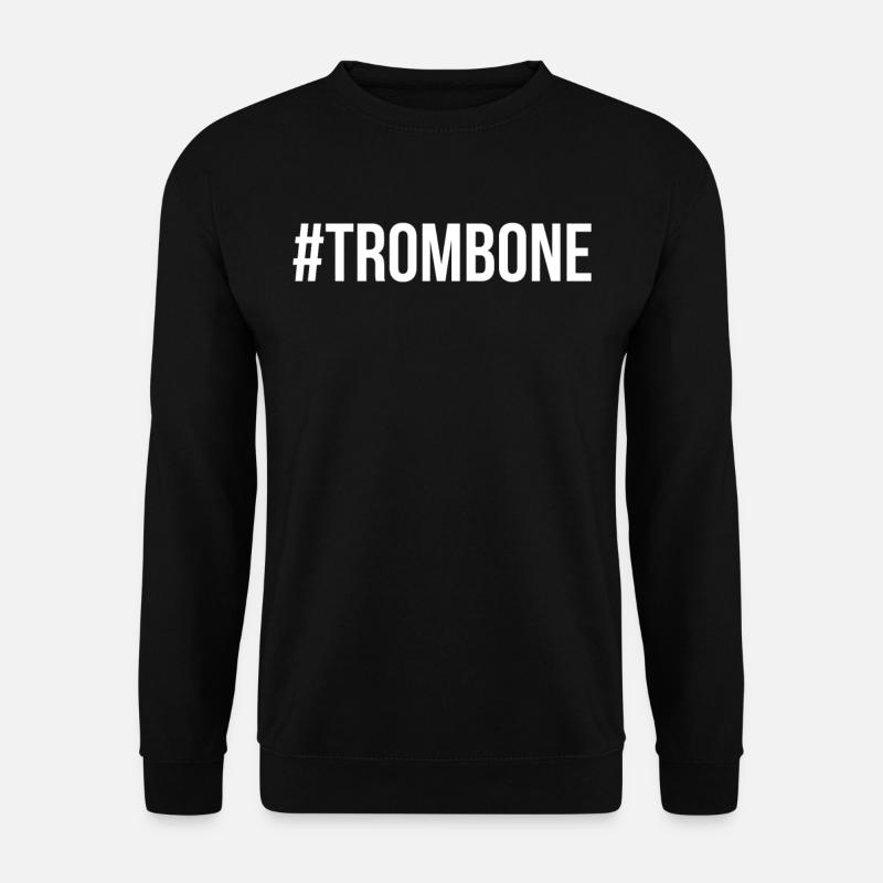 Posaune - Unisex Pullover - Schwarz