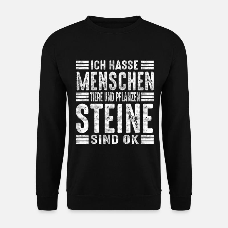 Sorry Hab Nicht Zugehört - Unisex Pullover - Schwarz