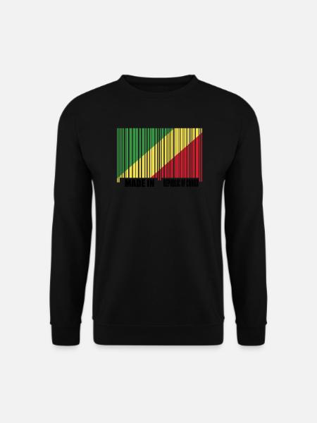 Fabriqué en République du Congo - Sweat-shirt Unisexe - noir