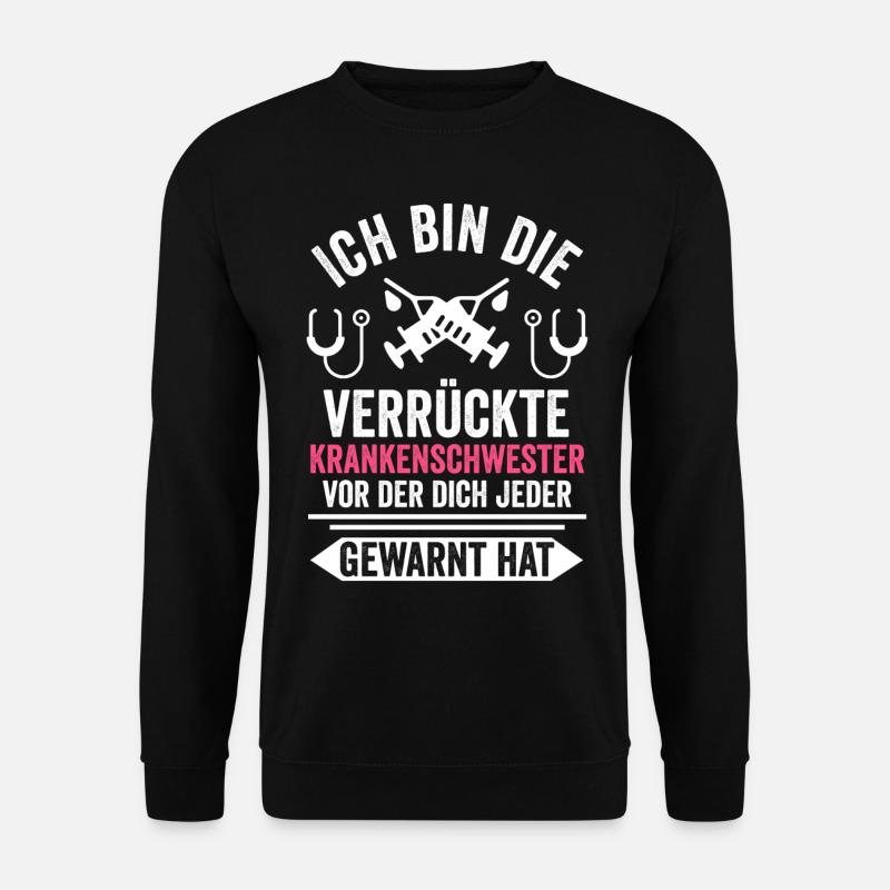 Krankenschwester Altenpflegerin - Unisex Pullover - Schwarz