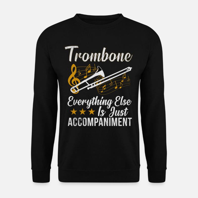 trombone - Unisex Sweatshirt - black