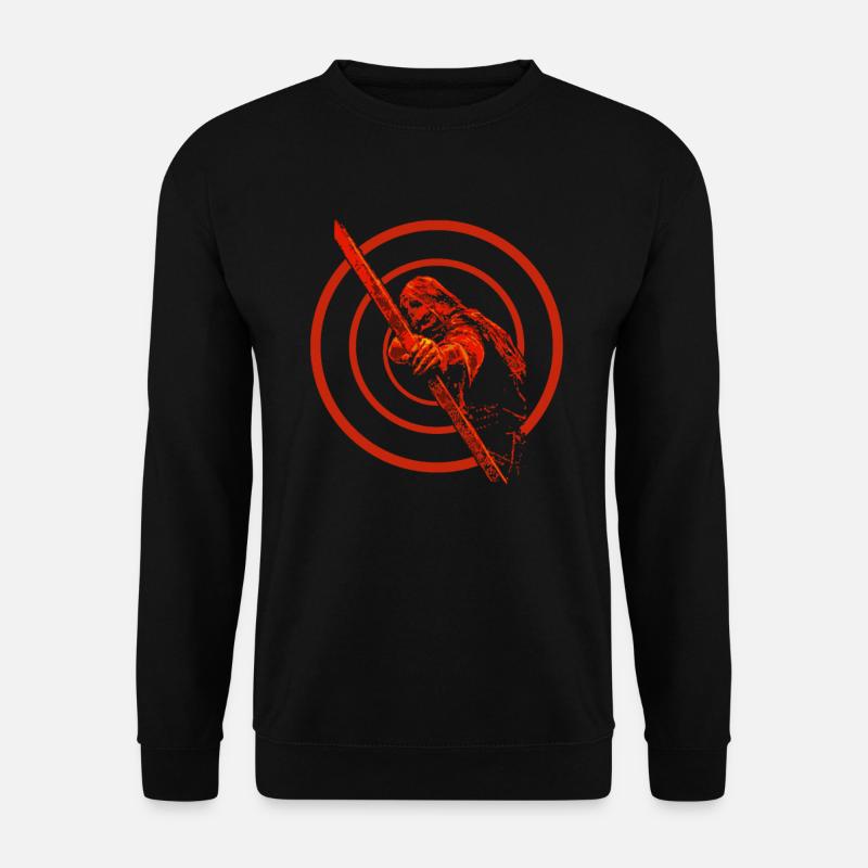 Archer avec arc et flèche - Sweat-shirt Unisexe - noir