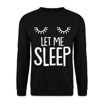 Dames Mon officiel de chemise-lit fille - Sweat-shirt Unisexe - noir - Devant - Alina (178cm) & Michal (187cm)