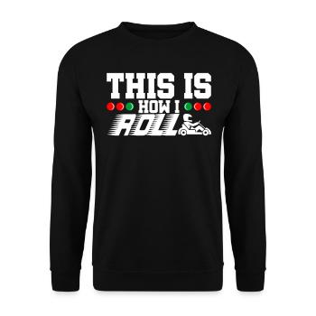 Go Kart Racing Kart Driver Gokart Kart Track Gift - Sweat-shirt Unisexe - noir - Devant - Alina (178cm) & Michal (187cm)