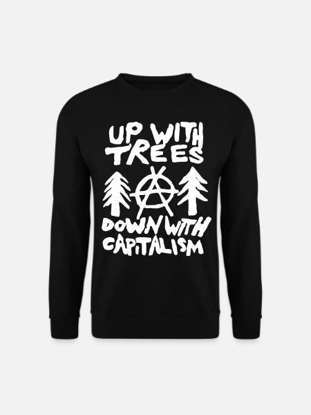 Anti Kapitalismus Antifa Naturschutz Klimawandel - Unisex Pullover - Schwarz