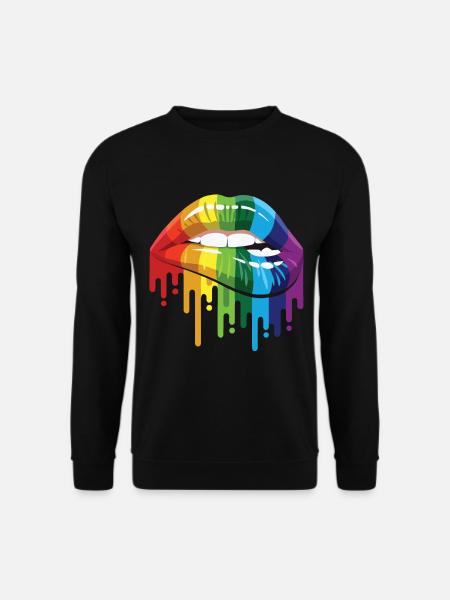 Gay Gay Pride Lgbt Lesbisch Schwul Gaymer - Unisex Pullover - Schwarz