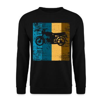 Cyclomoteur Simson S51 - Sweat-shirt Unisexe - noir - Devant - Alina (178cm) & Michal (187cm)