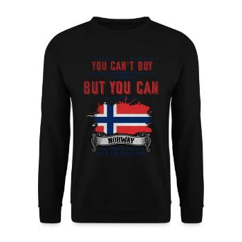Norvège, Scandinavie, Oslo - Sweat-shirt Unisexe - noir - Devant - Alina (178cm) & Michal (187cm)