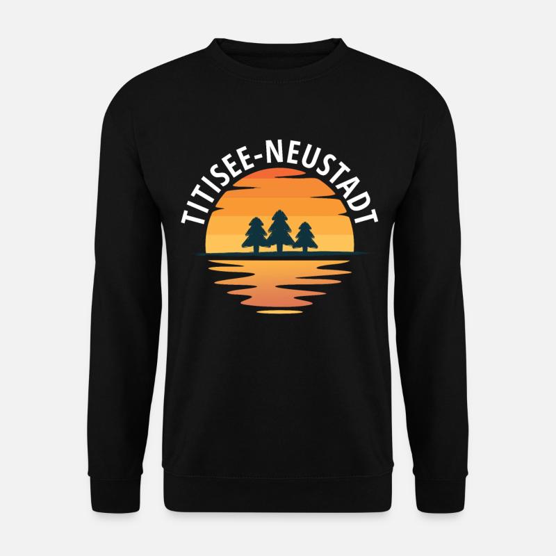 Titisee Neustadt Souvenir Schwarzwald Baden - Unisex Pullover - Schwarz
