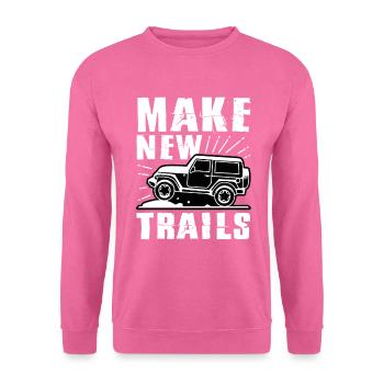 off the road - Unisex Sweatshirt - pink - Front