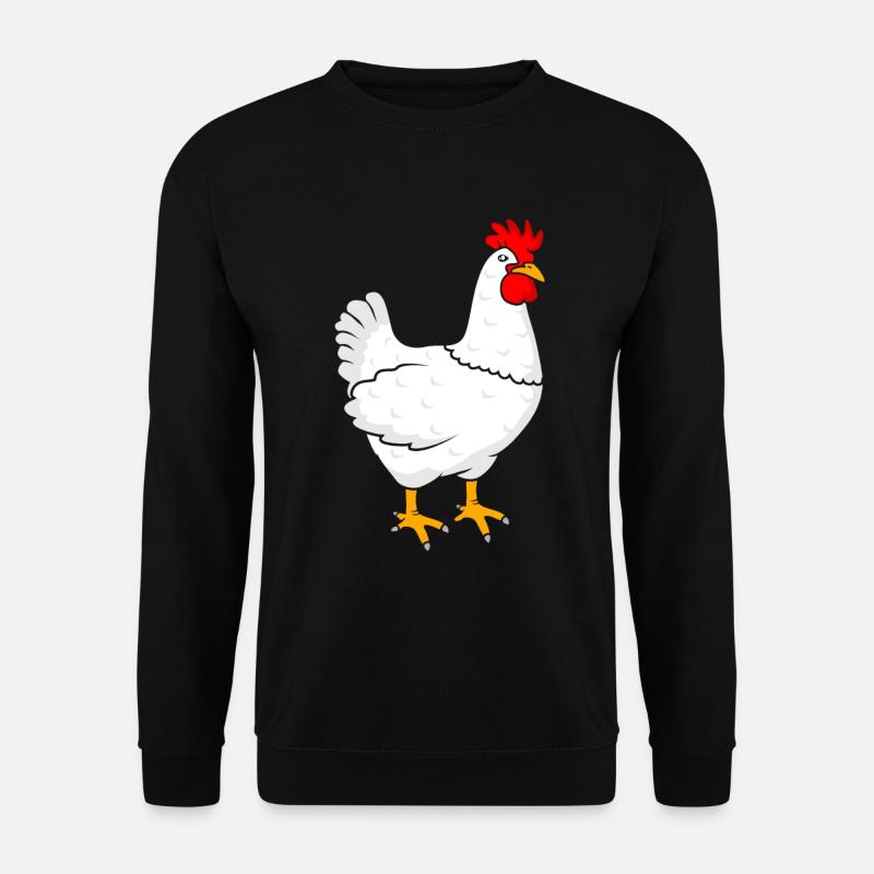 Huhn - Unisex Pullover - Schwarz