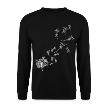 Pissenlit pissenlit - Sweat-shirt Unisexe - noir - Devant - Alina (178cm) & Michal (187cm)