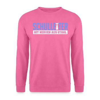 Schulleiter Direktor Rektor Geschenk - Unisex Pullover - Pink - Vorne