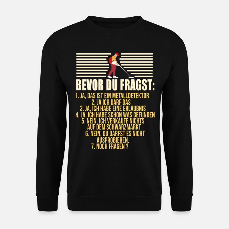 Sondengänger - Unisex Pullover - Schwarz