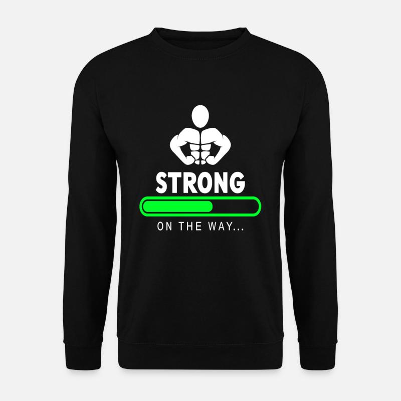 Fitness - Unisex Pullover - Schwarz