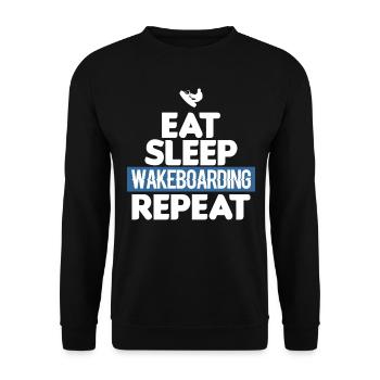 Cadeau de Wakeboarding Wakeboarding Wakeboarding - Sweat-shirt Unisexe - noir - Devant - Alina (178cm) & Michal (187cm)
