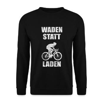 Veau au lieu de boutique cadeau de motos de vélo électrique - Sweat-shirt Unisexe - noir - Devant - Alina (178cm) & Michal (187cm)