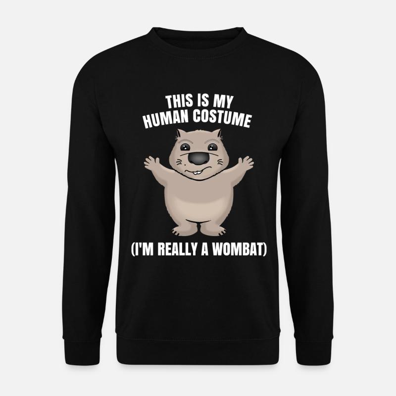 Wombat - Unisex Sweatshirt - black