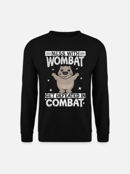 Wombat - Unisex Sweatshirt - black