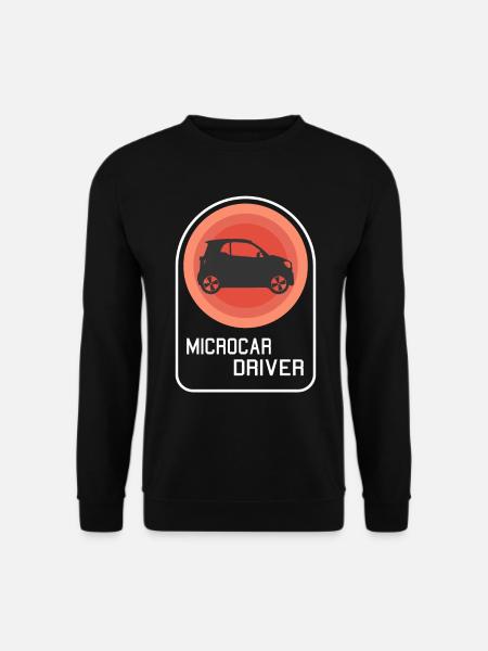 Hipster Microcar Present Idea - Sweat-shirt Unisexe - noir