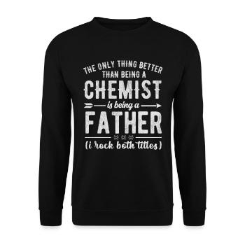 Sciences de la chimie - Sweat-shirt Unisexe - noir - Devant - Alina (178cm) & Michal (187cm)
