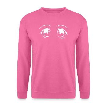 Yeux d'anime - Sweat-shirt Unisexe - rose - Devant