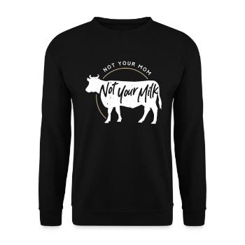 Vegan - vegan vegan nutrition gift - Unisex Sweatshirt - black - Front - Alina (178cm) & Michal (187cm)