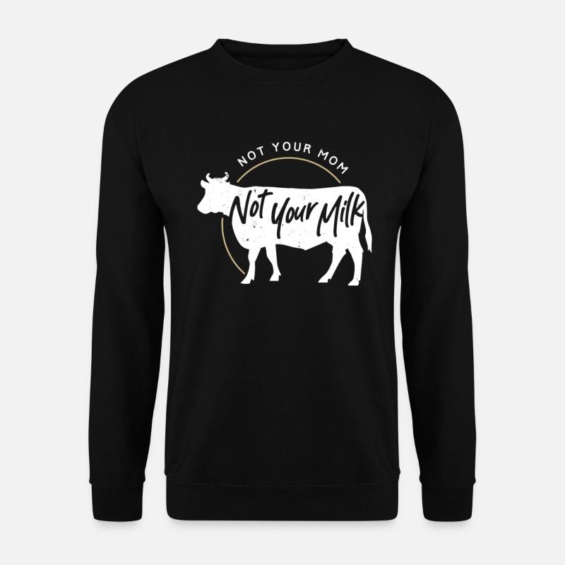 Vegan - Veganer Veganerin Ernährung Geschenk - Unisex Pullover - Schwarz