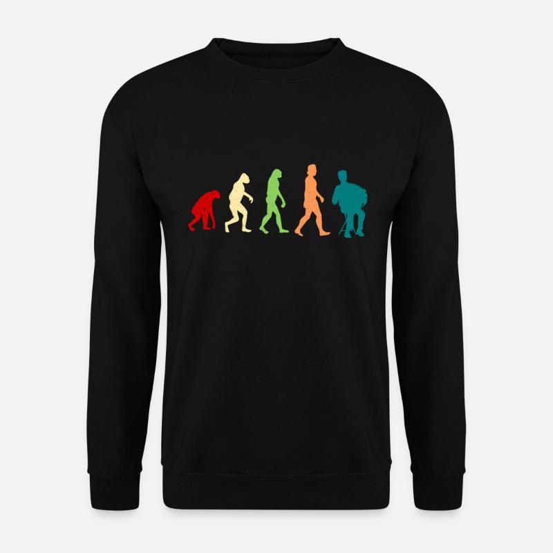 Accordion evolution - Unisex Sweatshirt - black