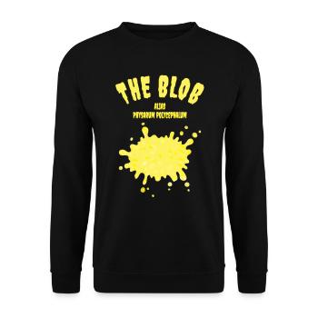 The Blob alias Physarum polycephalum slime mold - Unisex Sweatshirt - black - Front - Alina (178cm) & Michal (187cm)