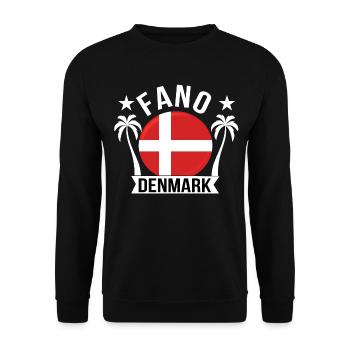 Fano - Unisex Pullover - Schwarz - Vorne - Alina (178cm) & Michal (187cm)