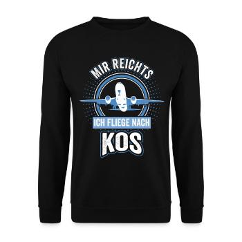 Kos Griechenland Meer Sommer Ferien Insel - Unisex Pullover - Schwarz - Vorne - Alina (178cm) & Michal (187cm)