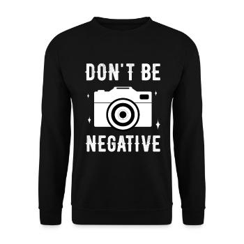 photographer - Unisex Sweatshirt - black - Front - Alina (178cm) & Michal (187cm)