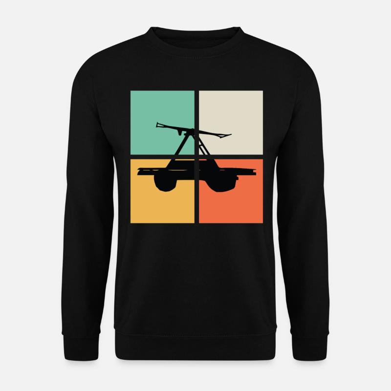 RETRO HANDCAR - Unisex Pullover - Schwarz