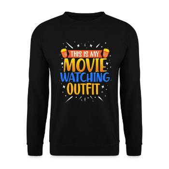 Film - Sweat-shirt Unisexe - noir - Devant - Alina (178cm) & Michal (187cm)