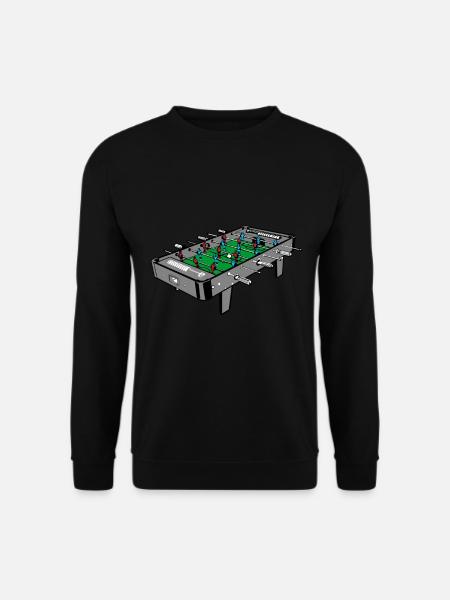 Kickertisch Tischkicker Illustration - Unisex Pullover - Schwarz