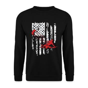 kitesurfing - Unisex Pullover - Schwarz - Vorne - Alina (178cm) & Michal (187cm)